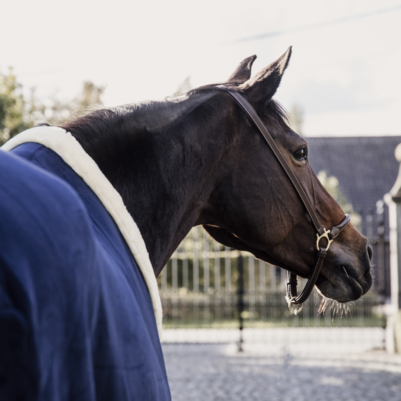 Kentucky Horsewear Fleece Show Rug Heavy Navy-2